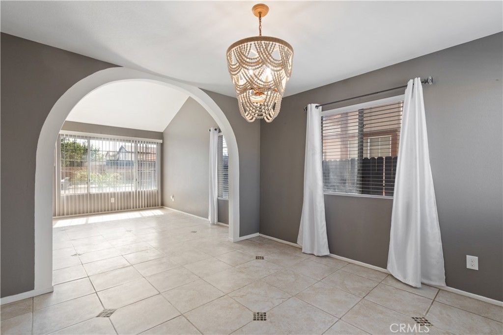 Chandelier, Empty room, Interior