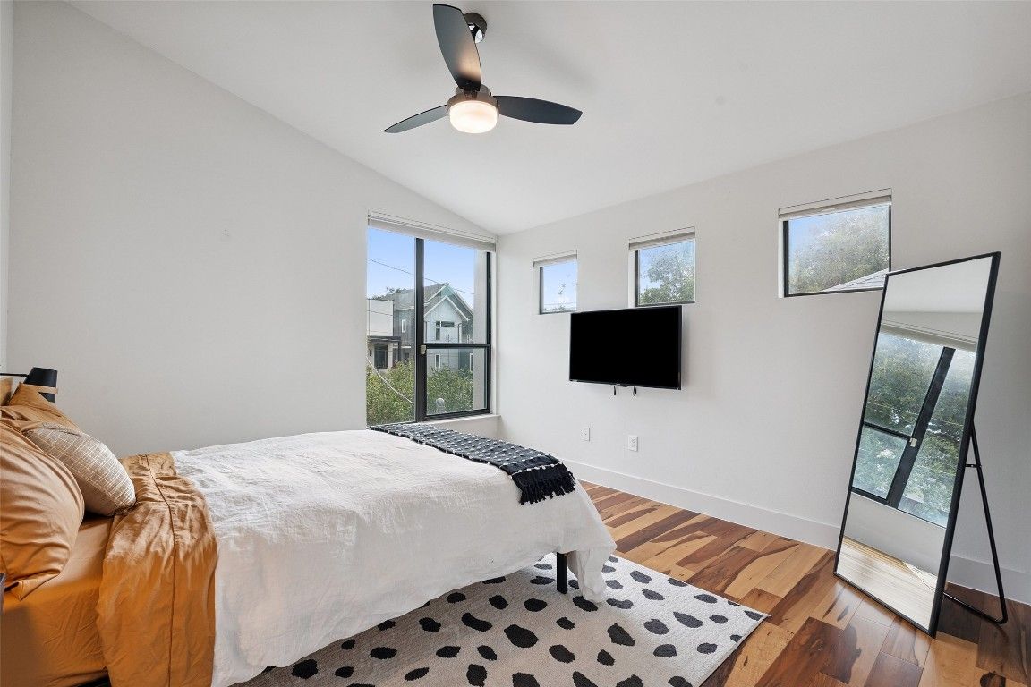 Bedroom, Interior, Wood Texture Flooring