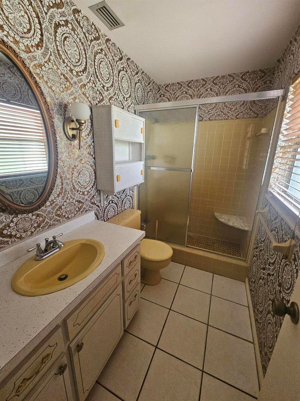 Bathroom, Dual Sink Vanities, Glass Shower, Interior