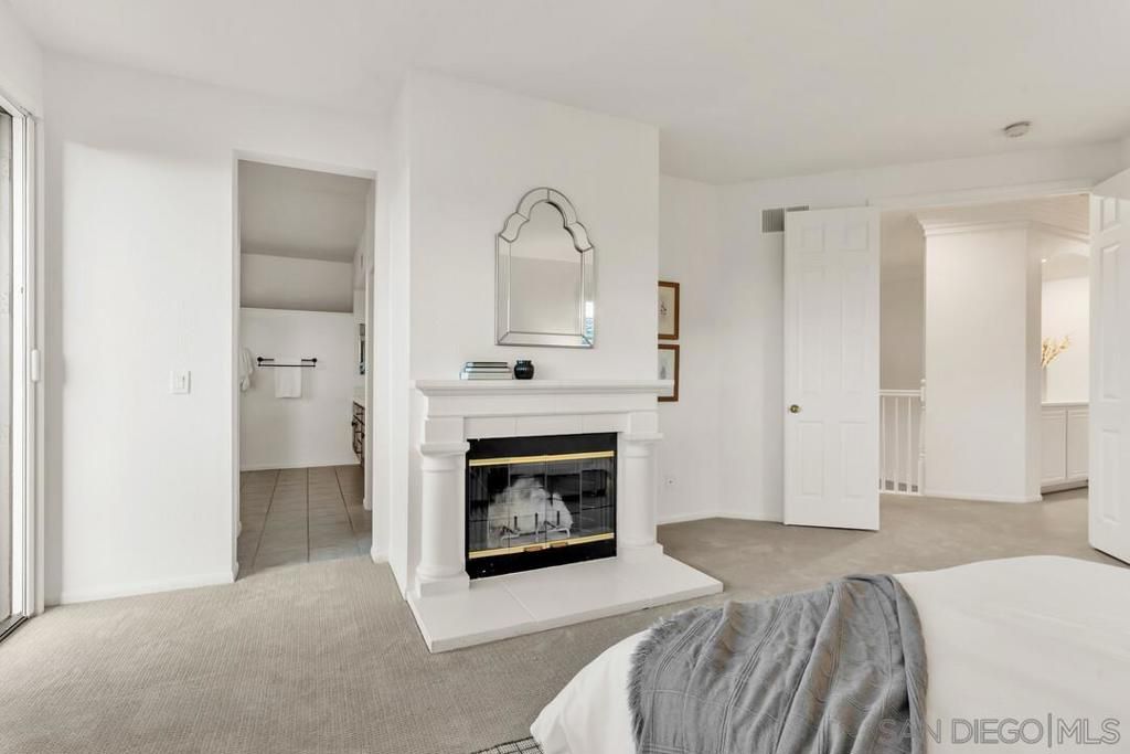 Bathroom, Fireplace, Interior