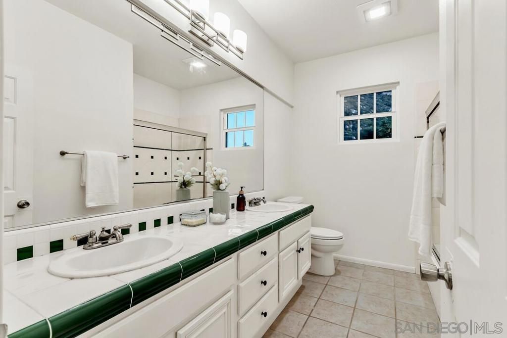 Bathroom, Dual Sink Vanities, Interior, Tile Countertops