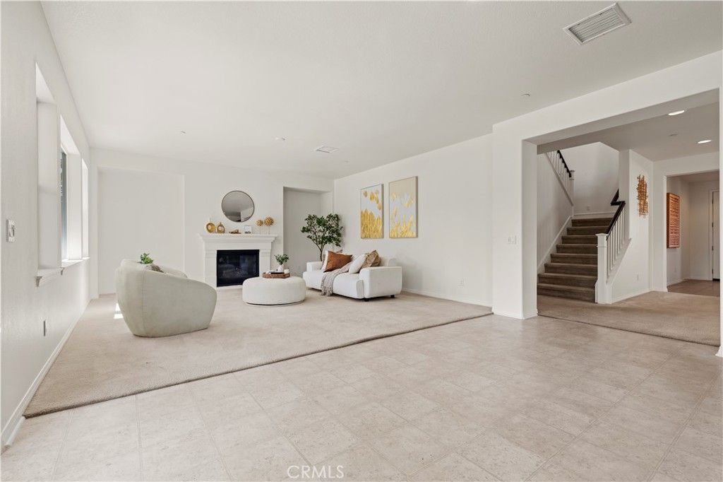 Fireplace, Interior, Recessed Lighting