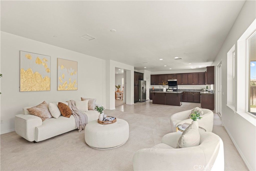 Interior, Kitchen, Living room, Recessed Lighting