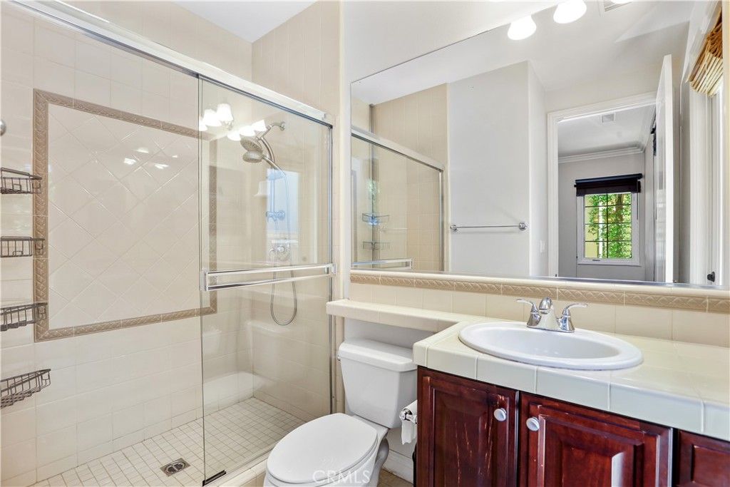 Bathroom, Glass Shower, Interior, Tile Countertops