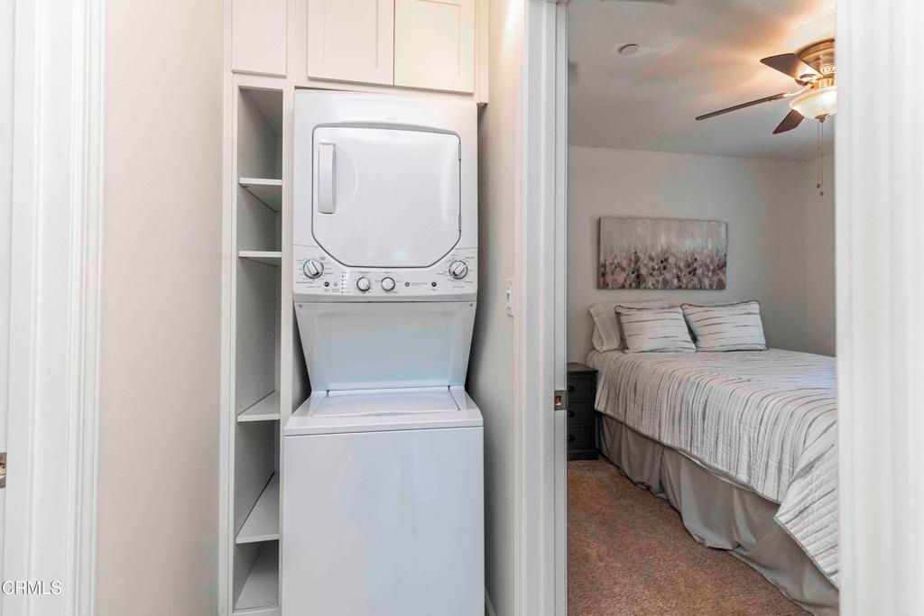 Bedroom, Interior, Utility Closets, Washer