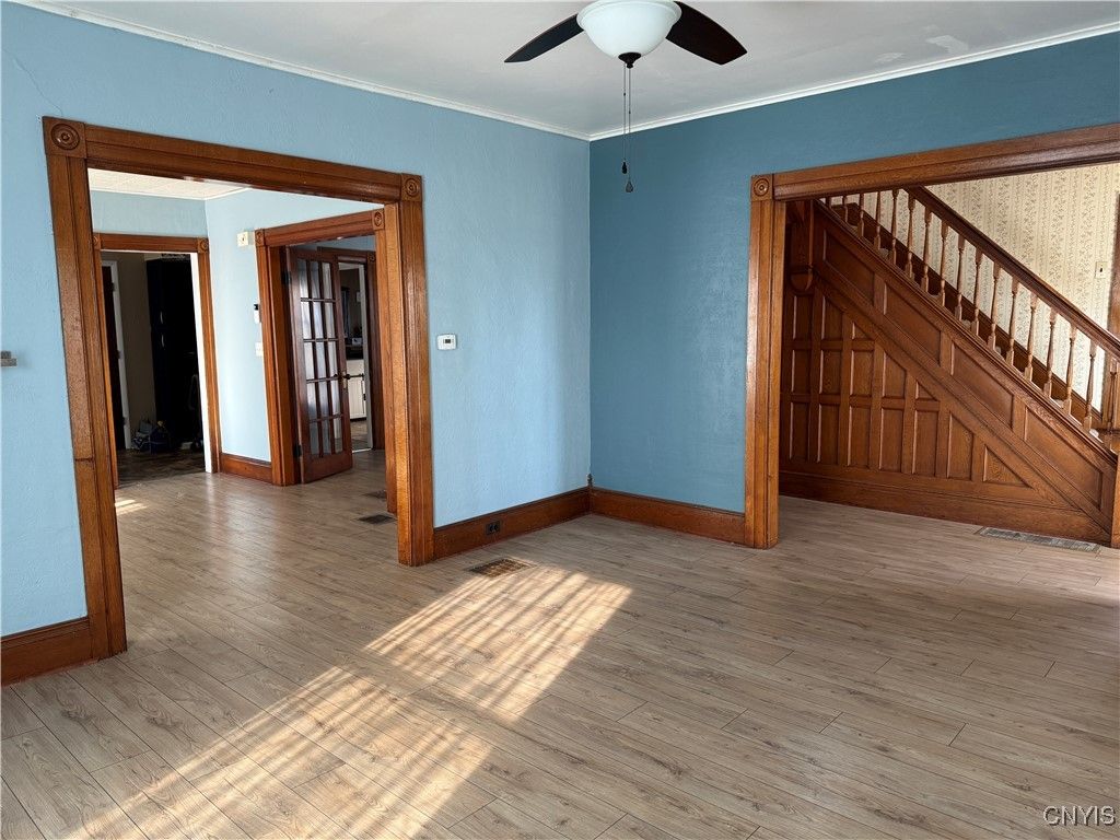 Empty room, Interior, Wood Texture Flooring