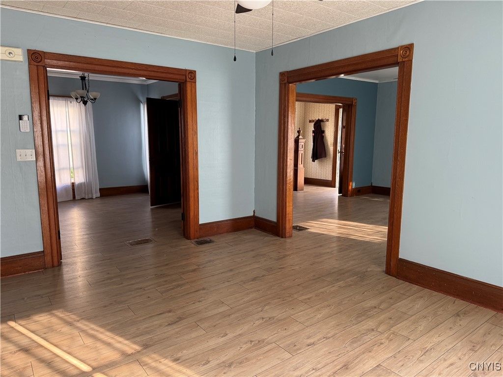 Empty room, Interior, Wood Texture Flooring