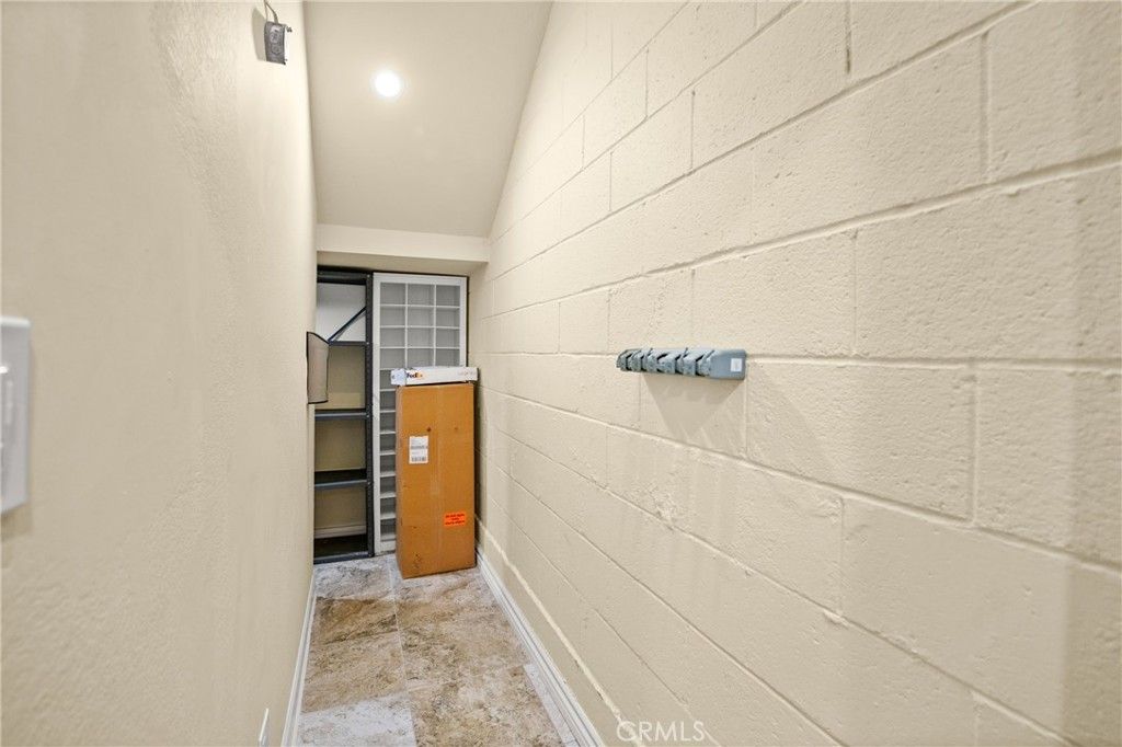 Interior, Recessed Lighting, Stone Walls