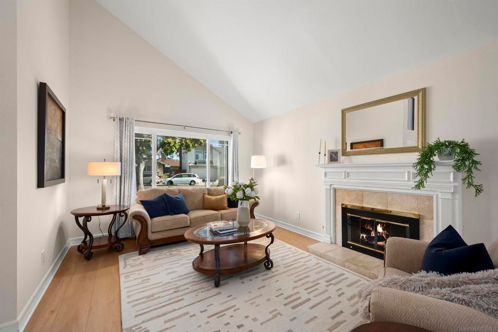 Fireplace, Interior, Living room, Wood Texture Flooring