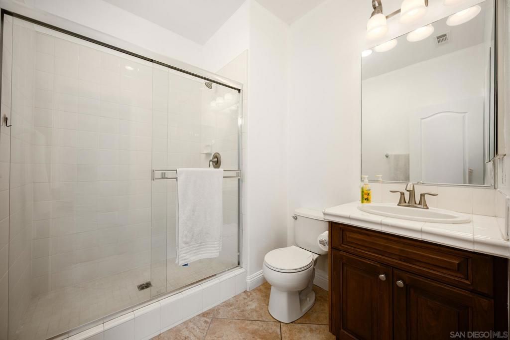 Bathroom, Glass Shower, Interior, Tile Countertops