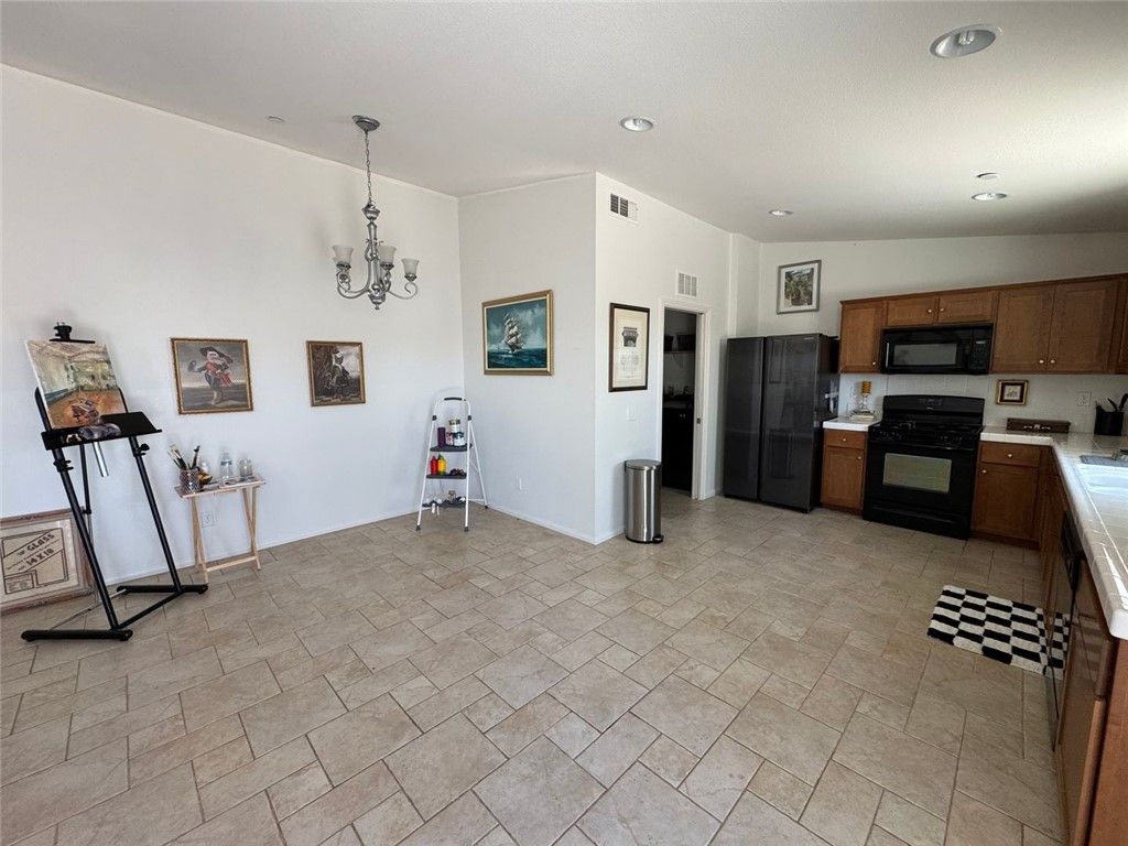 Chandelier, Interior, Kitchen, Recessed Lighting