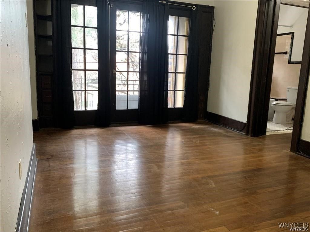 Bathroom, Empty room, Interior, Wood Texture Flooring
