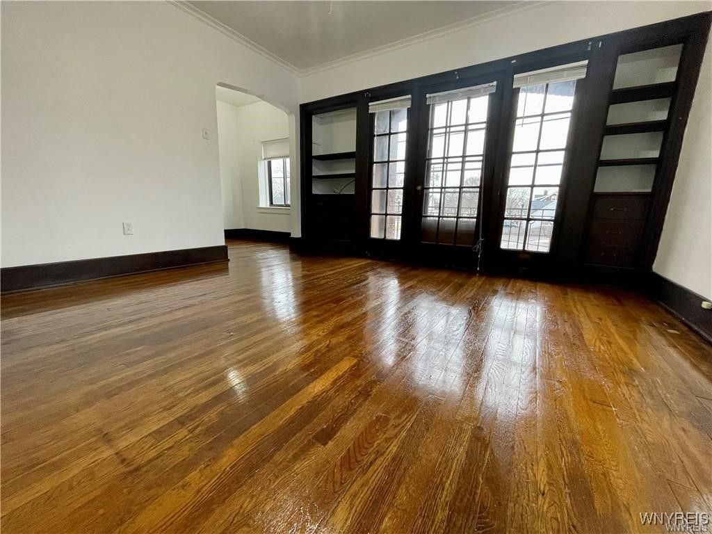 Empty room, Interior, Wood Texture Flooring
