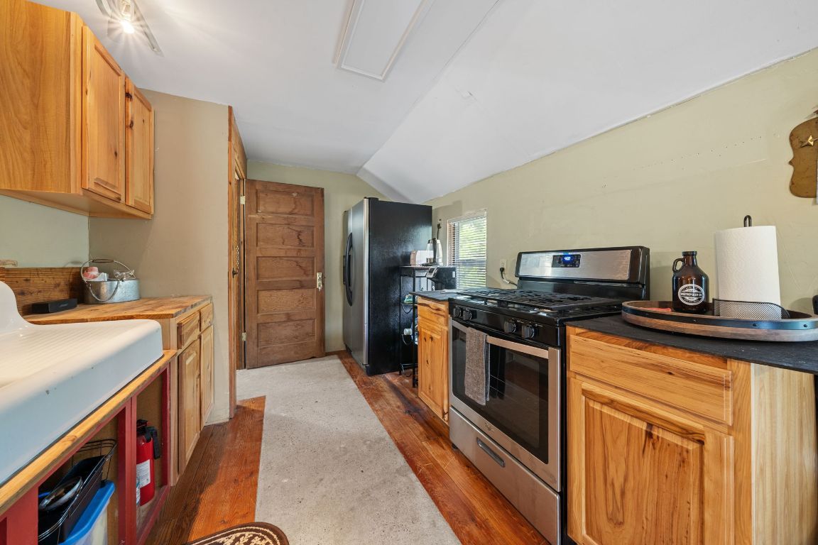 Interior, Kitchen, Wood Texture Flooring