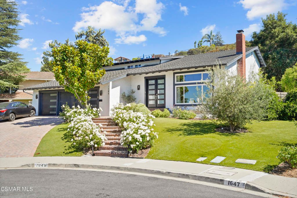 Attached, Detached Garage, Exterior, Facade, Solar Panels, Ranch