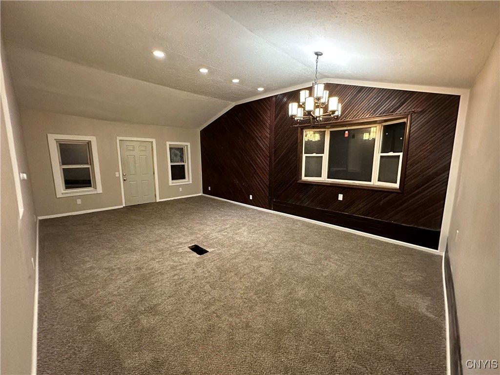 Chandelier, Empty room, Interior, Recessed Lighting