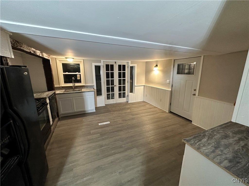 Interior, Kitchen, Wood Texture Flooring