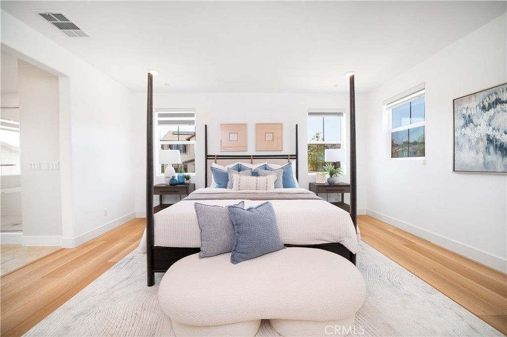 Bedroom, Interior, Wood Texture Flooring