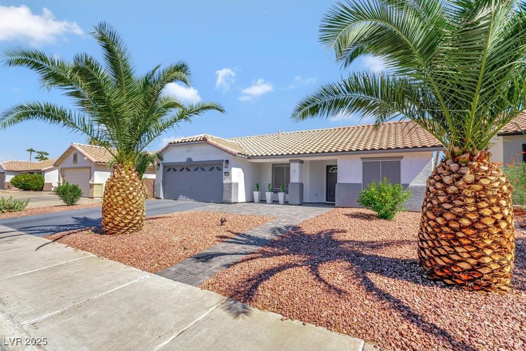 Attached, Backyard, Exterior, Facade, Mediterranean