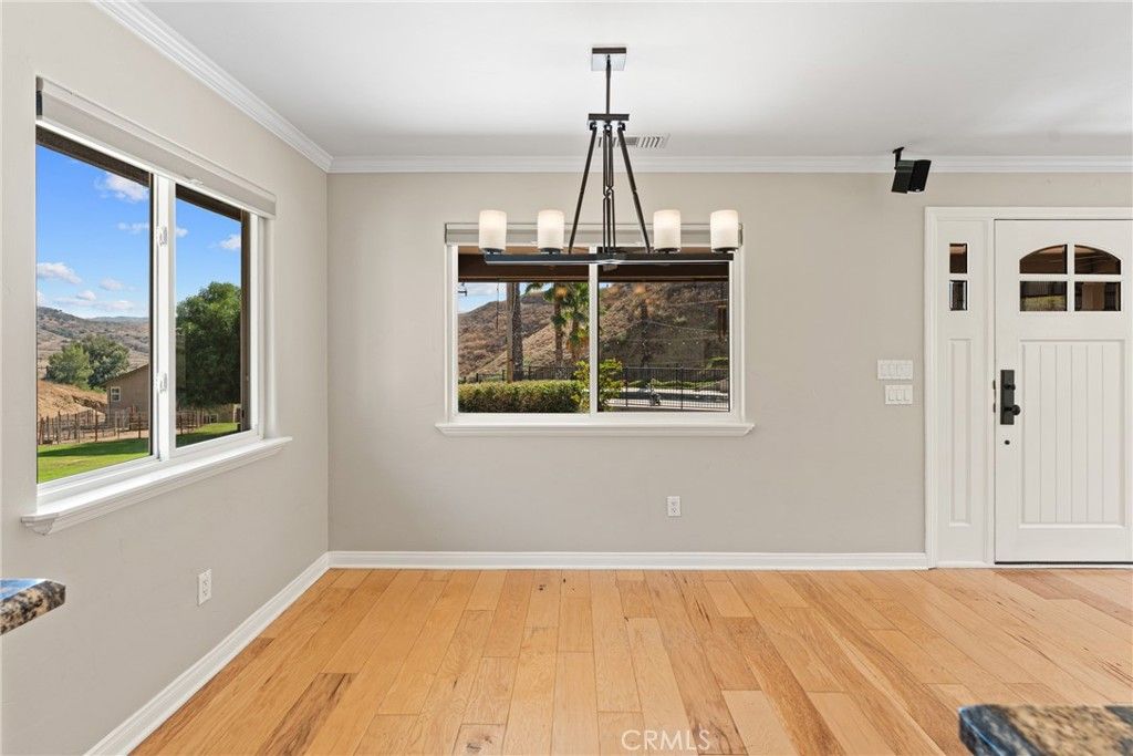 Chandelier, Empty room, Interior, Wood Texture Flooring