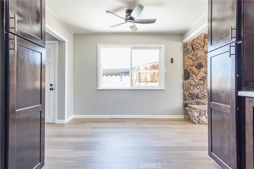 Interior, Stone Walls, Wood Texture Flooring