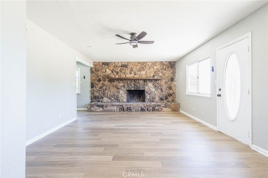 Fireplace, Interior, Stone Walls, Wood Texture Flooring