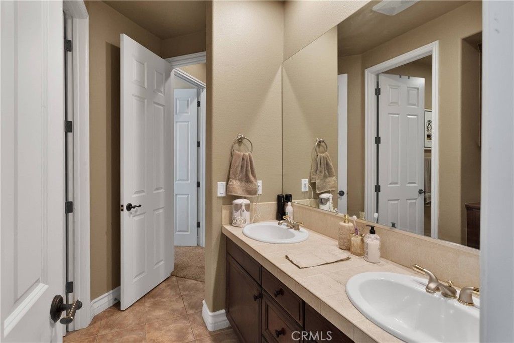 Bathroom, Dual Sink Vanities, Interior, Tile Countertops