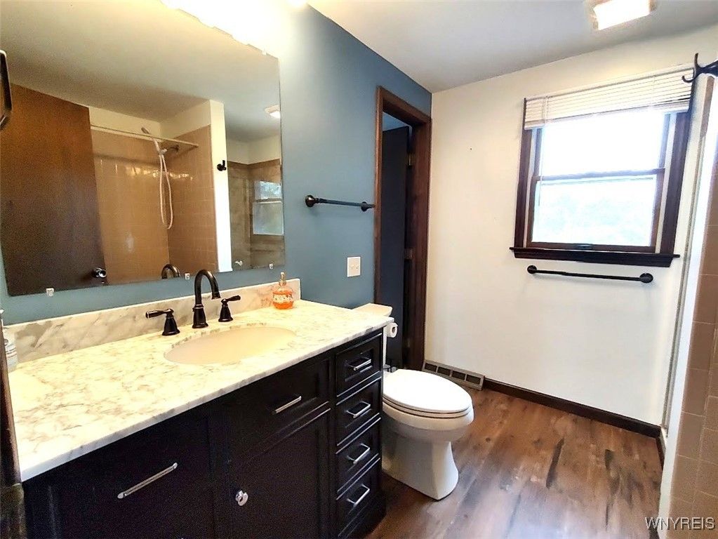 Bathroom, Interior, Wood Texture Flooring