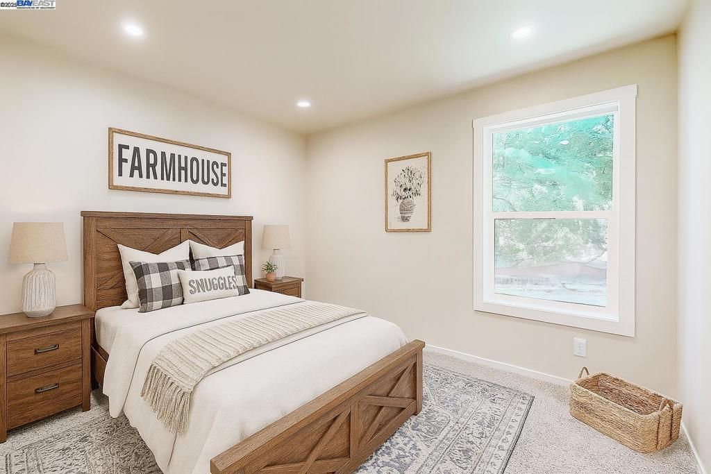 Bedroom, Interior, Recessed Lighting