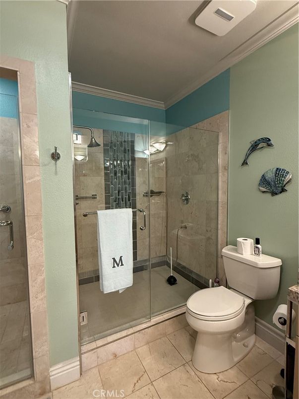 Bathroom, Glass Shower, Interior