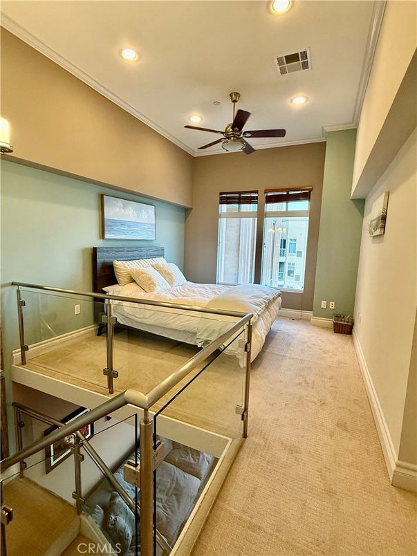 Bedroom, Interior, Recessed Lighting