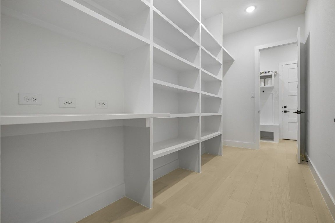 Interior, Recessed Lighting, Walk-in Closets, Wood Texture Flooring