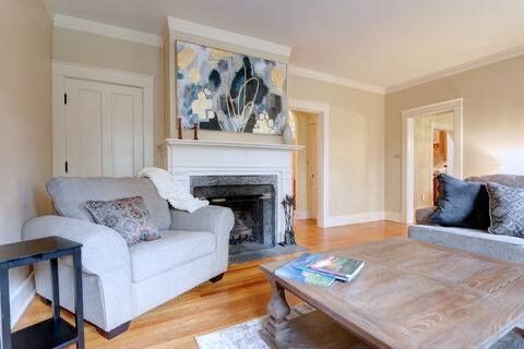 Fireplace, Interior, Living room, Wood Texture Flooring
