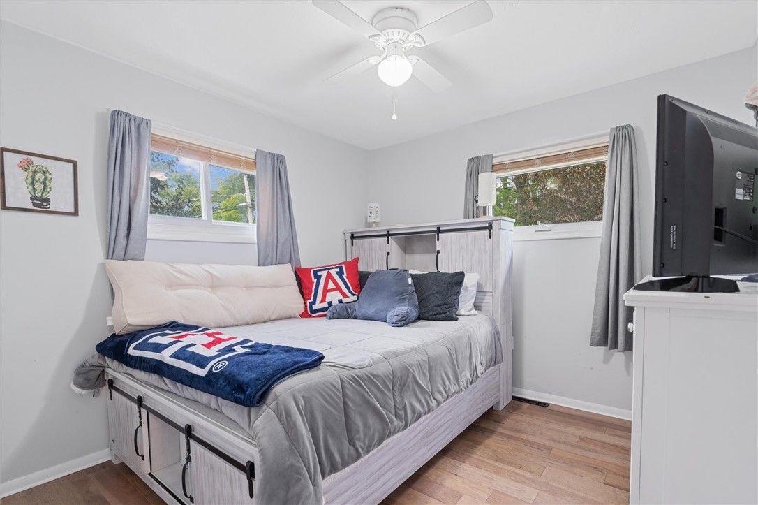 Bedroom, Interior, Wood Texture Flooring