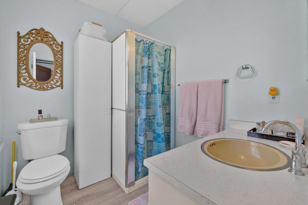 Bathroom, Interior, Wood Texture Flooring