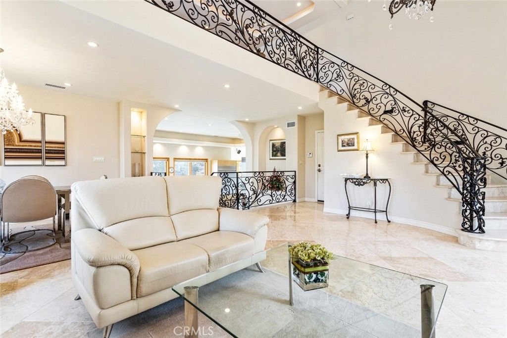 Chandelier, Interior, Living room, Recessed Lighting