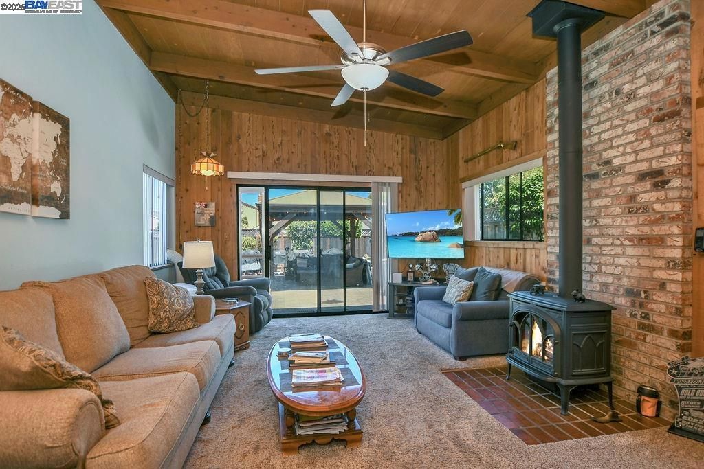 Fireplace, Interior, Living room, Stone Walls, Wooden Beams, Wooden Ceilings, Wooden Walls