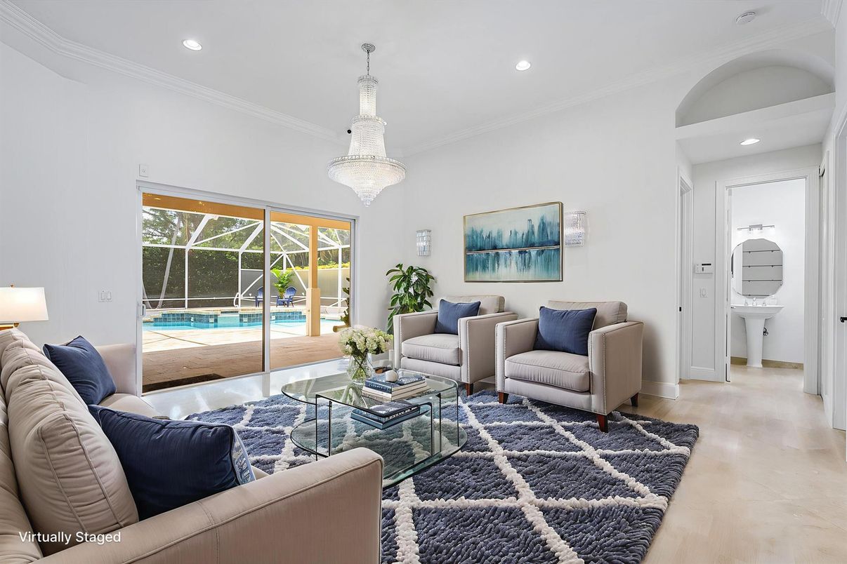 Chandelier, Interior, Living room, Recessed Lighting