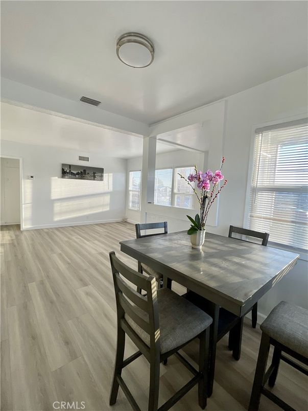 Dining room, Interior, Wood Texture Flooring