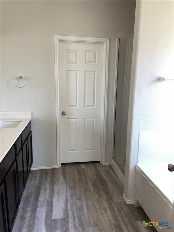 Bathroom, Interior, Wood Texture Flooring
