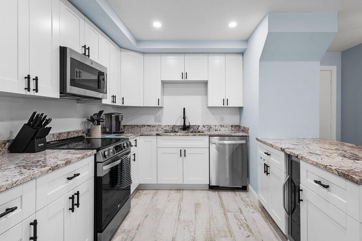 Interior, Kitchen, Recessed Lighting, Stainless Steel Appliances