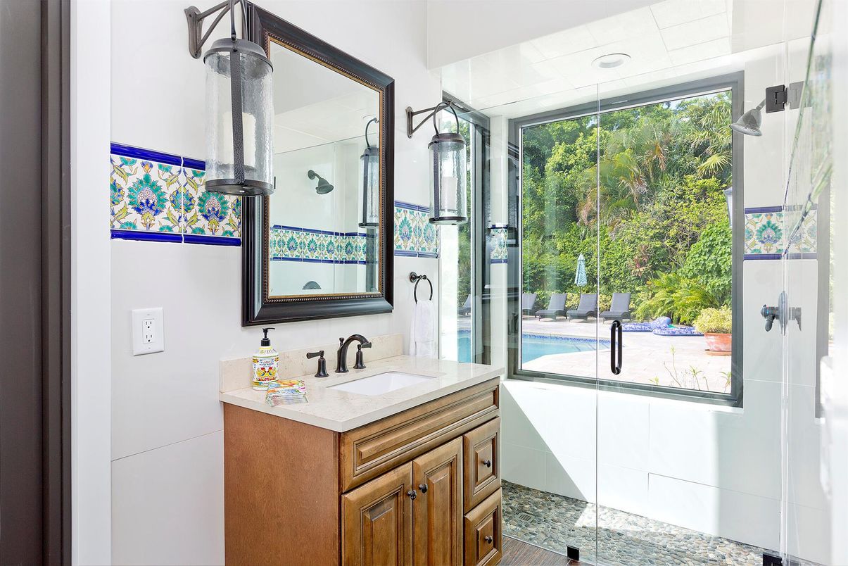 Bathroom, Glass Shower, Interior
