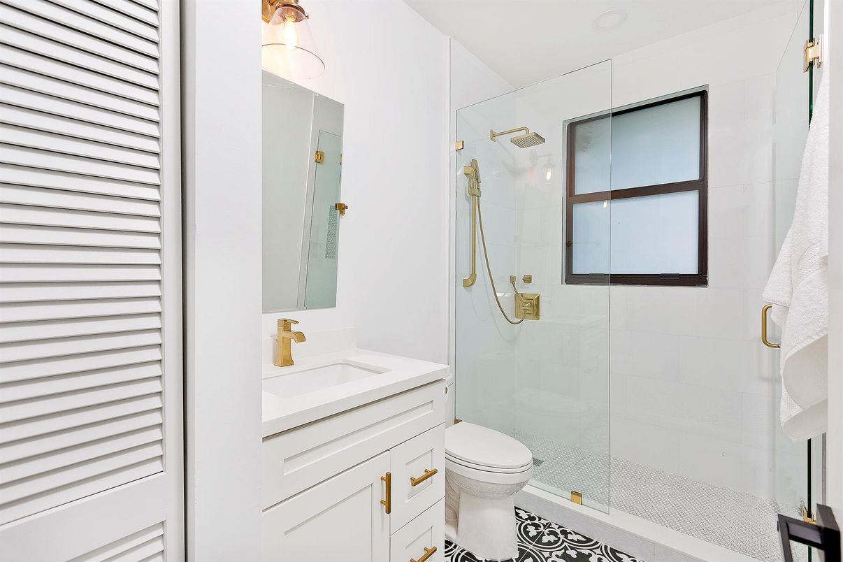 Bathroom, Glass Shower, Interior