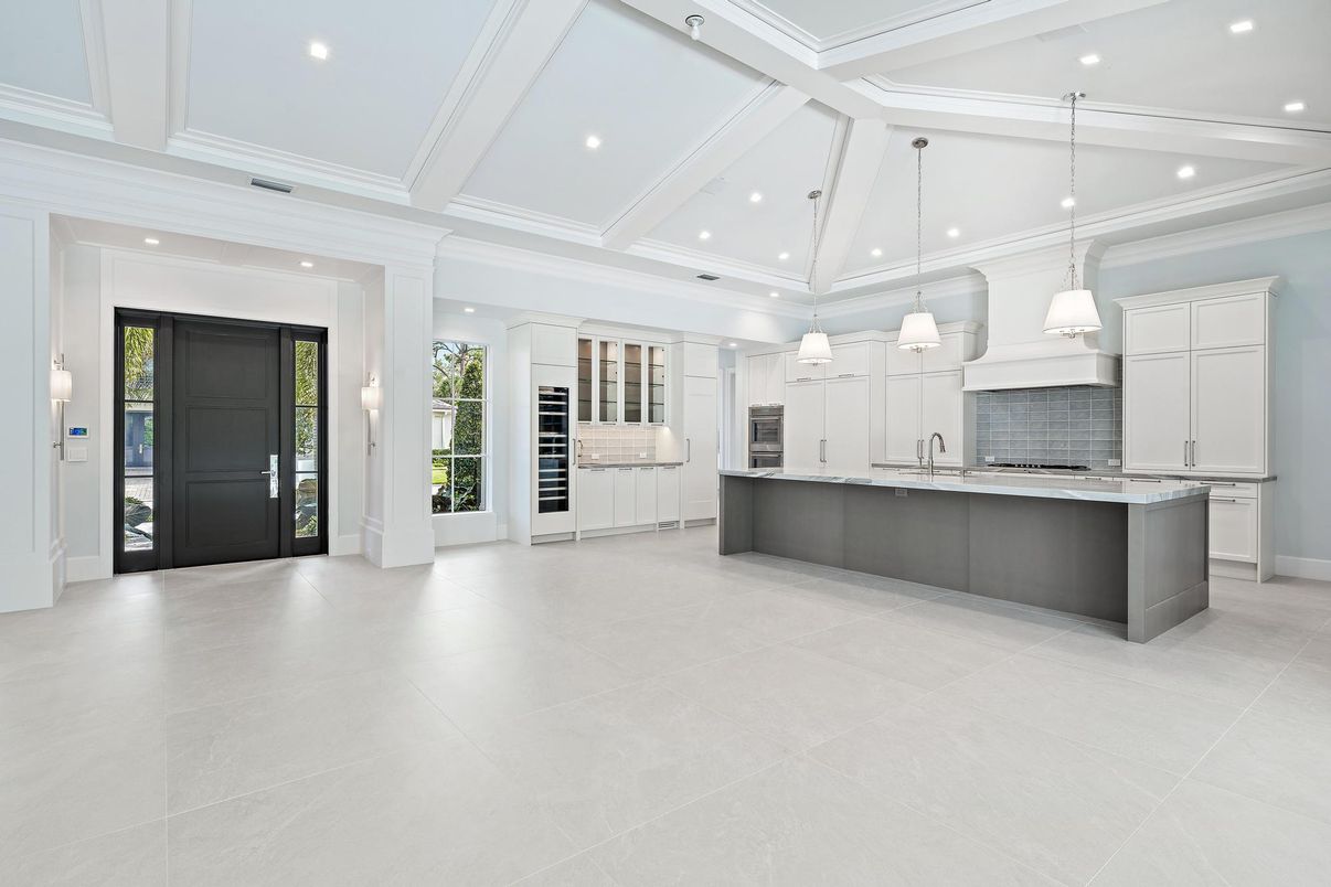 Interior, Kitchen, Pendant Lights, Recessed Lighting