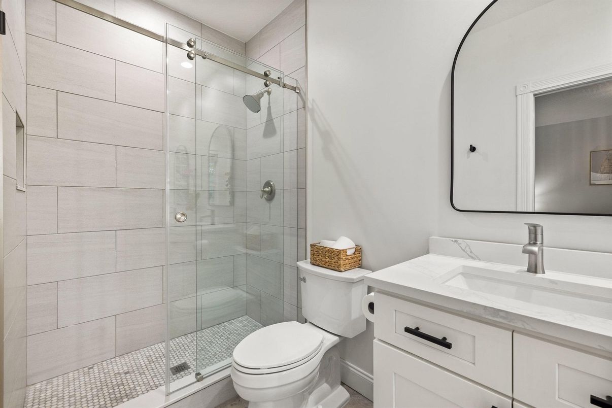 Bathroom, Glass Shower, Interior