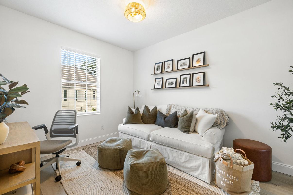 Home Office, Interior, Wood Texture Flooring