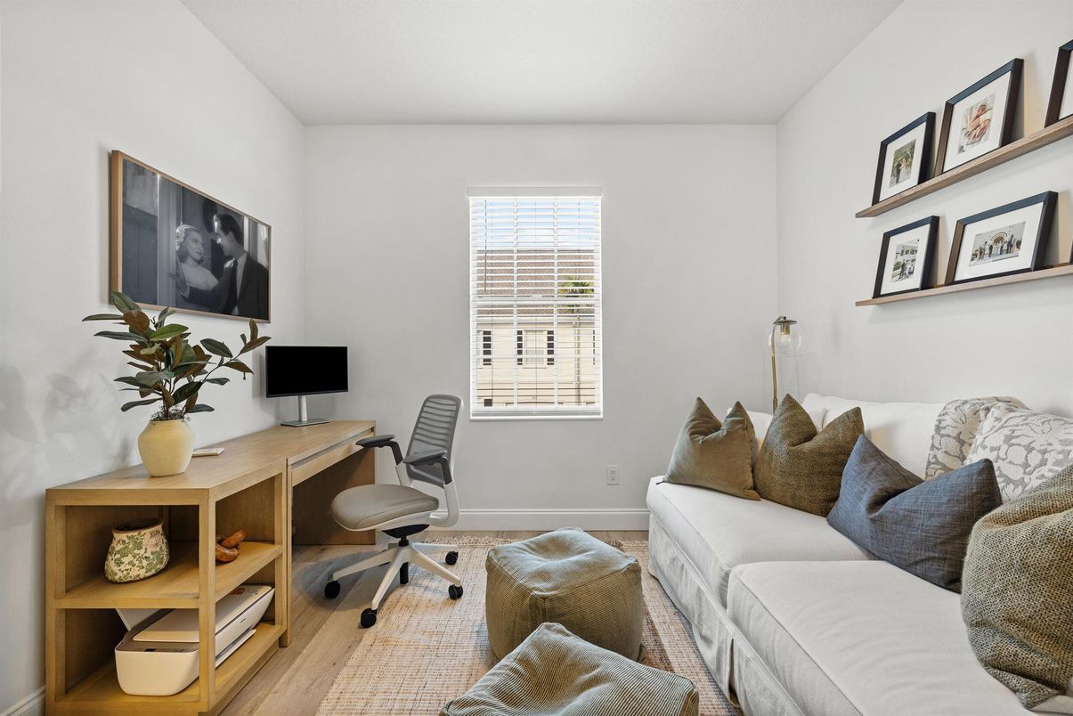 Home Office, Interior, Wood Texture Flooring