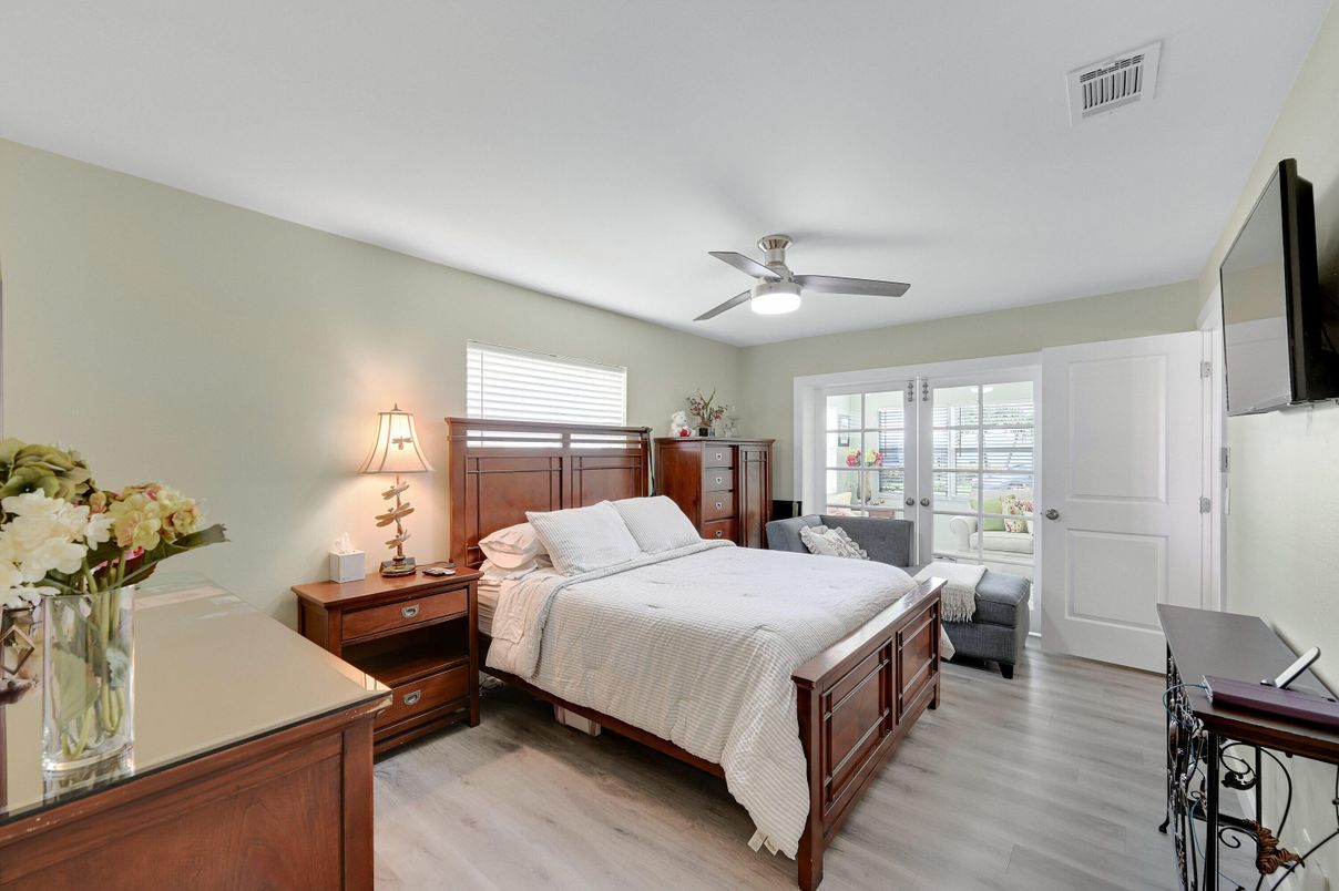 Bedroom, Interior, Wood Texture Flooring