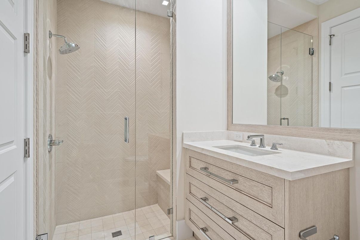 Bathroom, Glass Shower, Interior