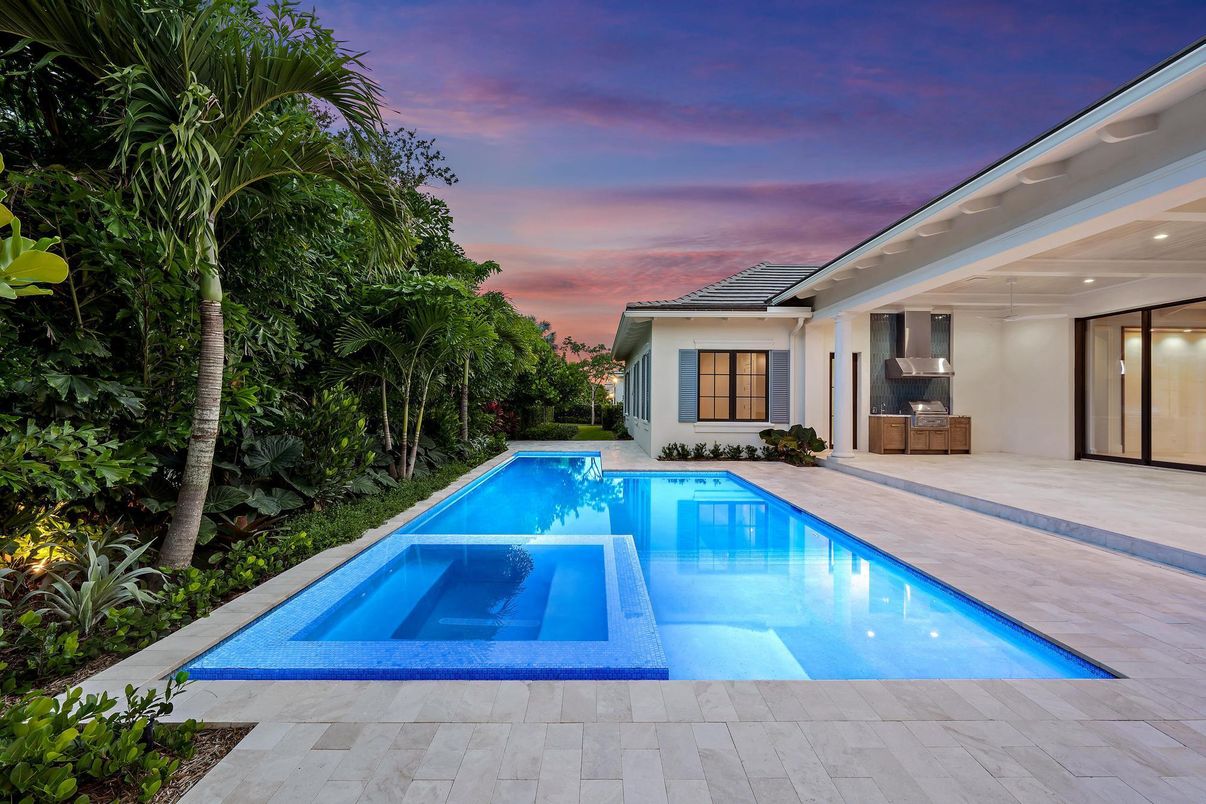 Exterior, Pool, Solar Panels